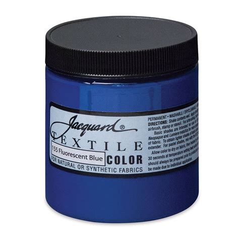 Jacquard Textile Color Fluorescent Blue Oz Jar Michaels