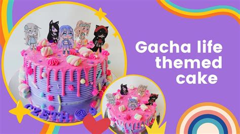 Decorate With Me Ep 35 Gacha Life Themed Cake Cake Decorating Ideas