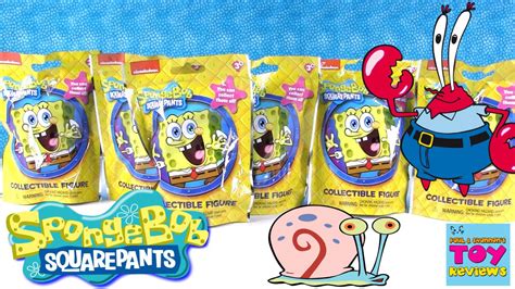 Spongebob Squarepants Collectible Figure Blind Bags Opening Pstoyreviews Youtube