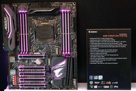 Gigabyte Lights Up X299 Releases Six Motherboards At Computex 2017 Tom S Hardware