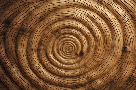 Premium Ai Image Abstract Twisted Spiral Wood Texture