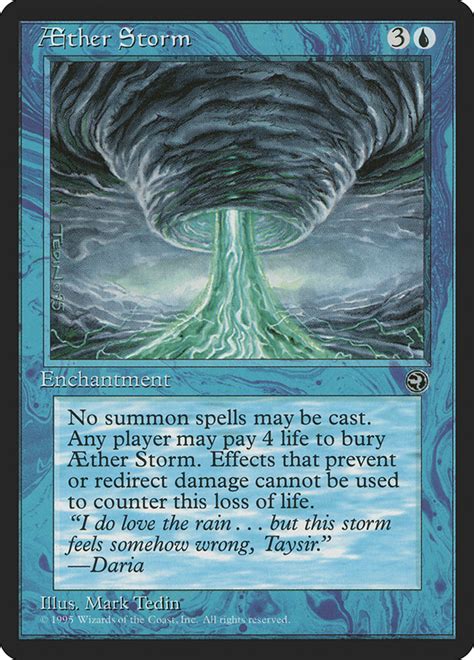 Aether Storm Magic Card