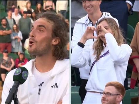 Watch Stefanos Tsitsipas Reacts After Girlfriend Paula Badosa Cheers