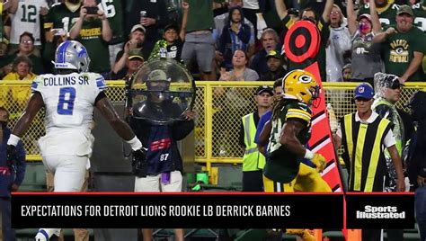 Expectations For Detroit Lions Rookie Lb Derrick Barnes Video Dailymotion