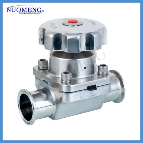 Sanitary Stainless Steel Mini Manual Clamped Diaphragm Valve Din No