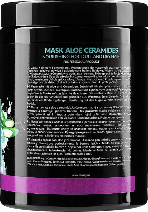 Ronney Professional Aloe Ceramides Mask Nourishing Dry Dull Hair