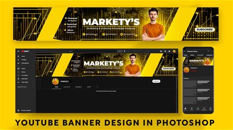 Youtube Banner Design In Photoshop Cc 2023 Professional Youtube