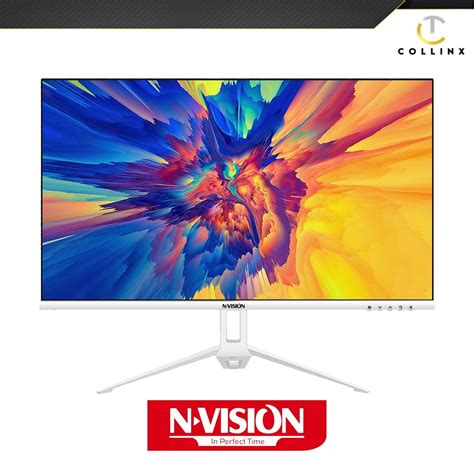 27 Inches Ips Monitor 75hz 1080p Nvision N2488 White Frameless