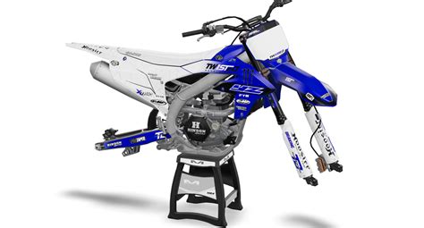 Twisted Devs Granite Blue And White YZ450 MXB Mods