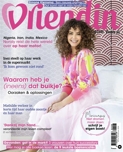 Tijdschrift Vriendin 8 Februari 2024 Pers Wereld