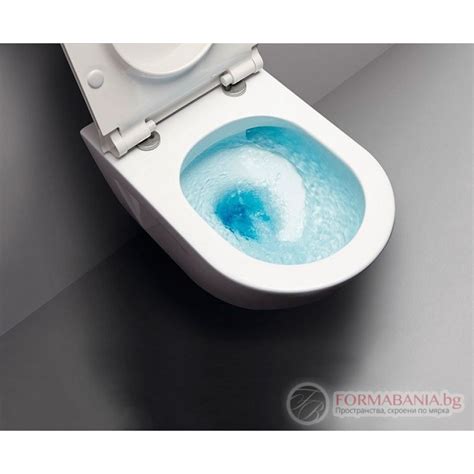 GSI PURA WC Swirlflush Конзолна тоалетна чиния с отворен ръб 55 36см