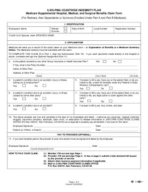 Ca Ilwu Pma Coastwise Indemnity Plan Medicare Supplemental