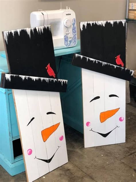 Reversible Scarecrow Snowman Porch Sign How This Custom Order Brought