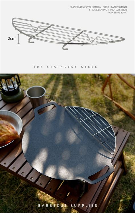 Barbecue Plaque De Cuisson Pour Barbecue En Acier Inoxydable Plateau En