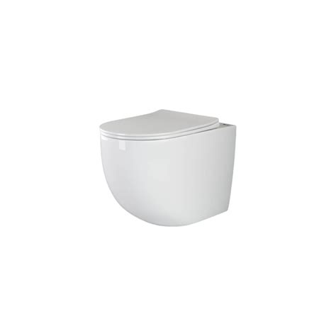 Унитаз соло Ceramicanova MIA Rimless с крепежом, с сиденьем-крышкой с ...