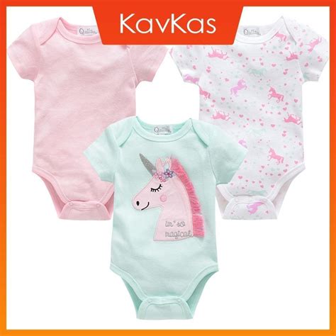 Pcs Set Baby Rompers Meninas Unic Rnio Fato De Banho Algod O