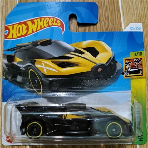 Store Minh Chung xe mô hình đồ chơi Hot wheels basic 2024 L case Bugatti Bolide Short Card