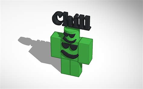 3d Design Roblox Chill Guy Tinkercad