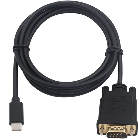 Duttek Câble USB C vers VGA câble adaptateur USB Type C mâle vers VGA