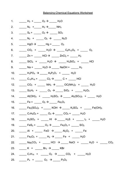 Unit 7 Balancing Chemical Reactions Worksheet 2 Printable Word Searches