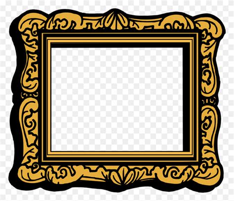 Gold Frame Border Clip Art