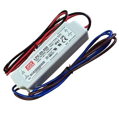 Mean Well LPC 20 350 20w 350ma Constant Current LED Driver