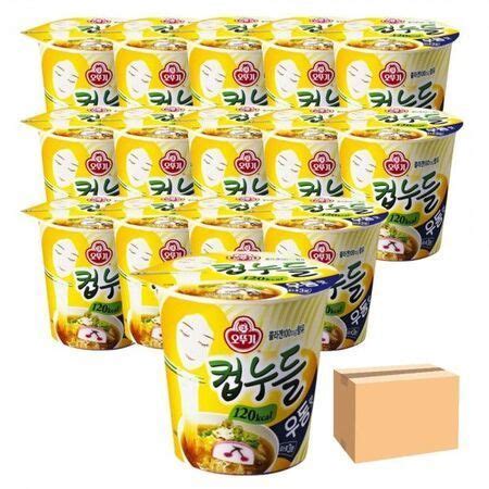 Qoo10 Ottogi Snack Cup Noodle Small Cup Udon Flavor 38 1g X 15p Food