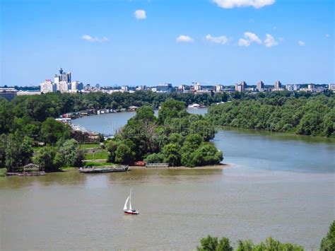 The Confluence of the Rivers Stock Image - Image of buildings, clouds ...