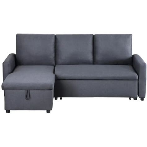 Mannu 86 Wide Reversible Sleeper Sofa Chaise VigsHome