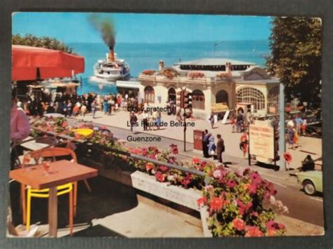 Evian Les Bains Embarcadere Rive Suisse Carte Postale Postcard Ebay