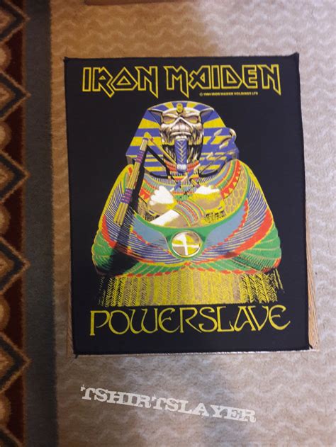 Iron Maiden Powerslave Back Patch Holdings Tshirtslayer Tshirt And