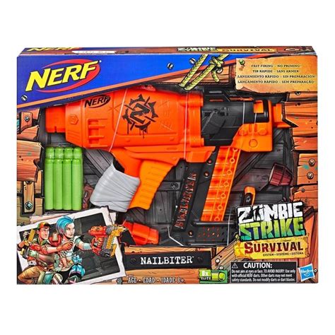 Lanzador Nerf Zombie Strike Nailbiter Walmart