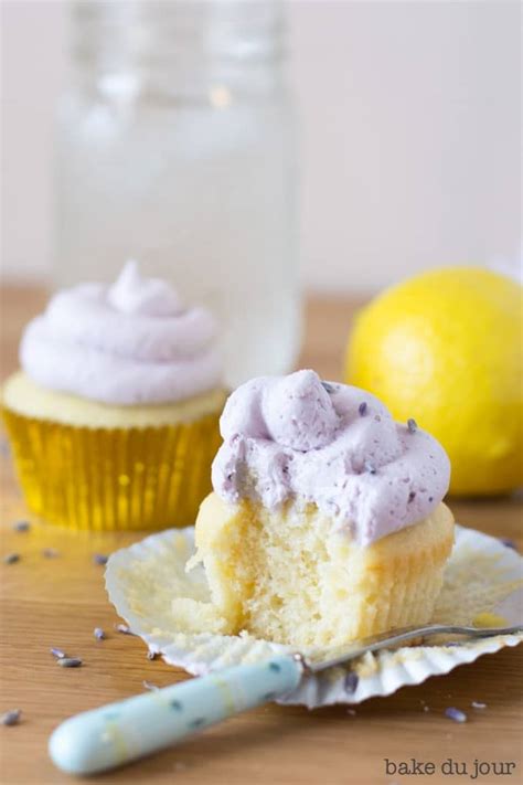 Lemon Lavender Cupcakes Bake Du Jour