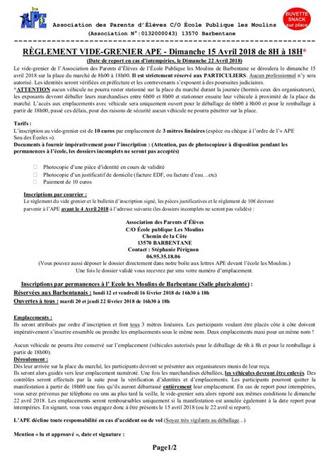 PDF INSCRIPTION AU VIDE GRENIER D ARGENTRE MODE D EMPLOI PDF