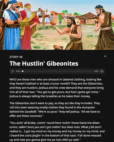 The Gibeonites Offer Joshua Coconuts : r/exjw