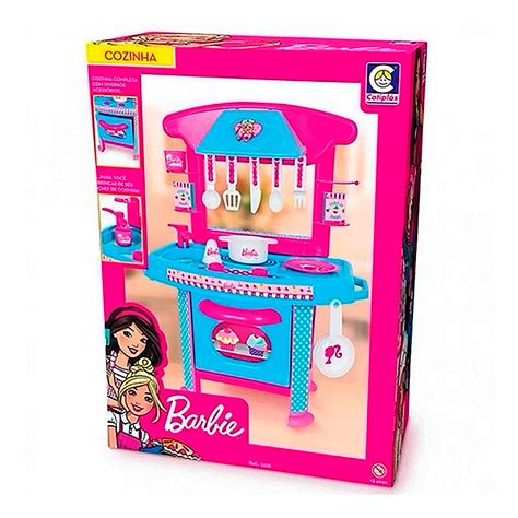 Barbie Chef Cozinha Completa Dorémi Brinquedos