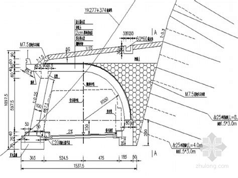 道路棚洞施工图设计2023年道路棚洞施工图设计资料下载筑龙学社