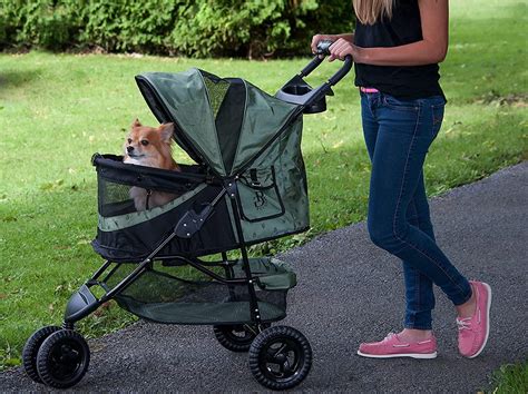 Amazon.com: All Terrain Extra Wide Leopard Skin 3 Wheels Pet Dog Cat ...