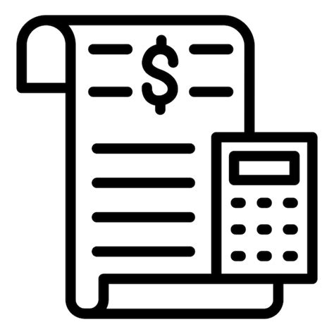 Premium Vector Bookkeeping Icon Style