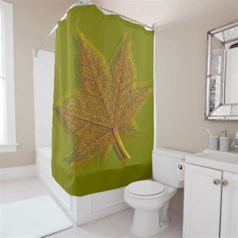 Autumn Leaf Shower Curtain Custom Shower Curtains