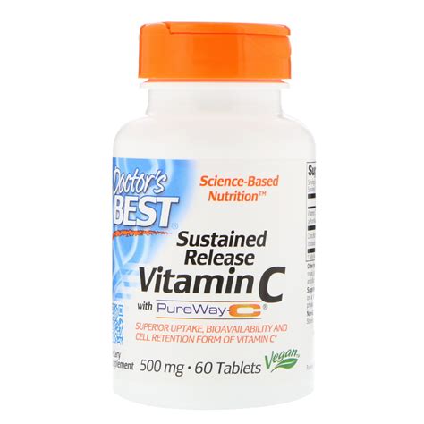 Doctor S Best Sustained Release Vitamin C With Pureway C Mg