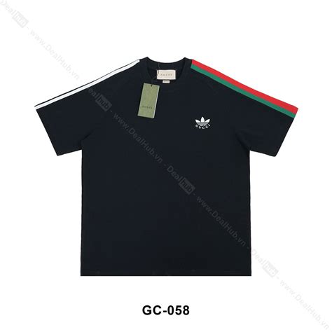 Gucci X Adidas Trefoil Print T Shirt Deal Hub