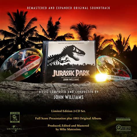 ‘jurassic Park Soundtrack By John Williams Gets A New 2 Cd Release