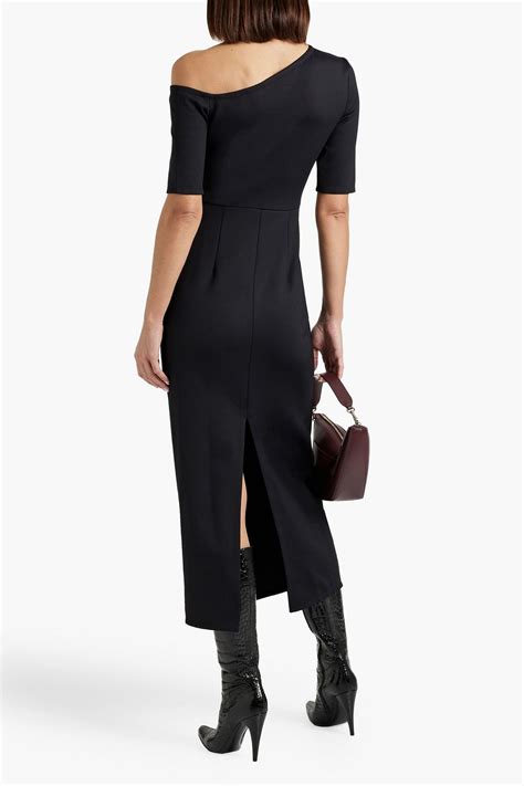 ROSETTA GETTY Off The Shoulder Ponte Midi Dress THE OUTNET