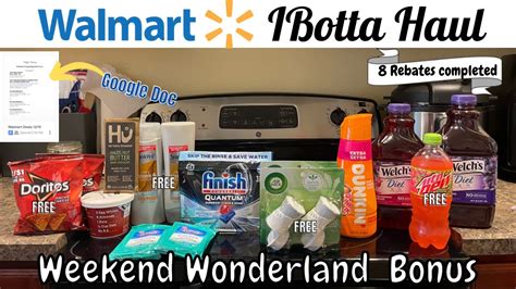 Walmart Ibotta Haul 12 19 18 Items For FREE Weekend Bonus 8 Ibotta