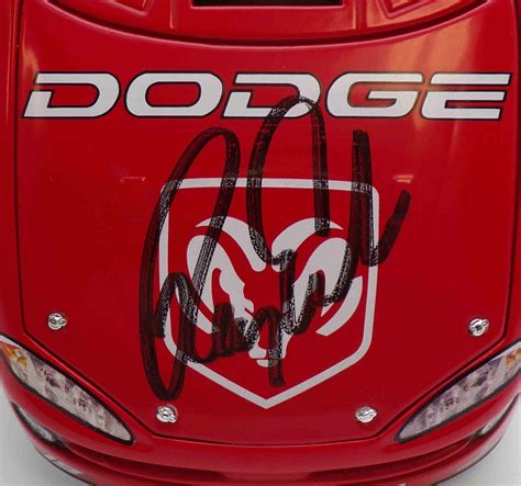 Autographed Dodge Show Car 2000 Intrepid R/T 1:24 RCCA Elite Nascar Diecast