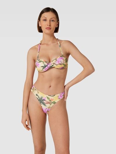 Banana Moon Bikini Oberteil Mit Floralem Muster Modell Boro Hellgelb