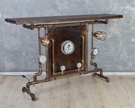 The Steampunk Table En 2020 Sillas Etsy Idea