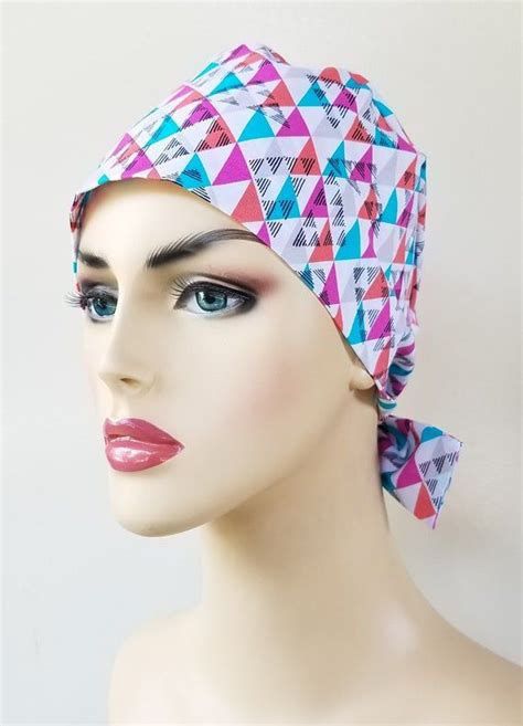 Womans Pixie Tie Back Scrub Hat Scrub Hat For Women Pixie Etsy