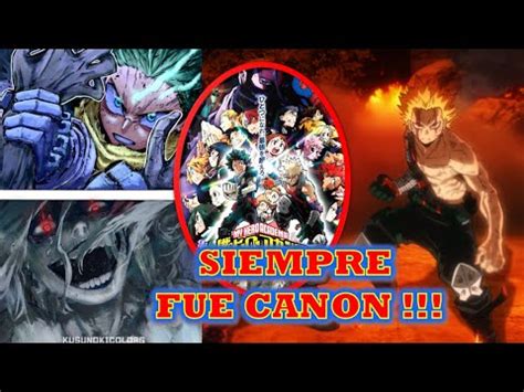 Las Peliculas Son Canon Bakugo Regresa Con El One For All Boku No